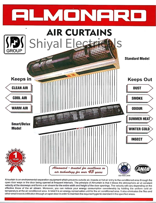 Air Curtains Almonard Air Shiyal Electricals In Bangalore Urban
