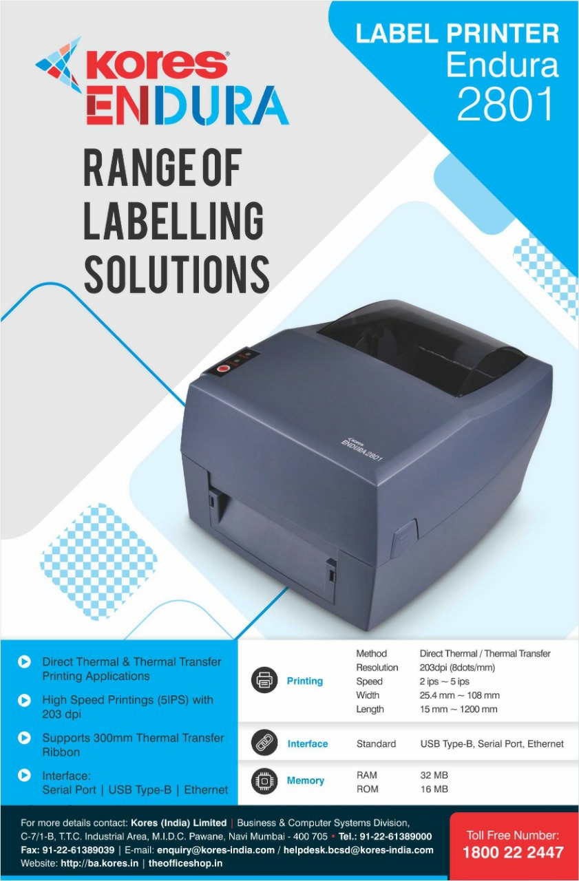 kores barcode printer