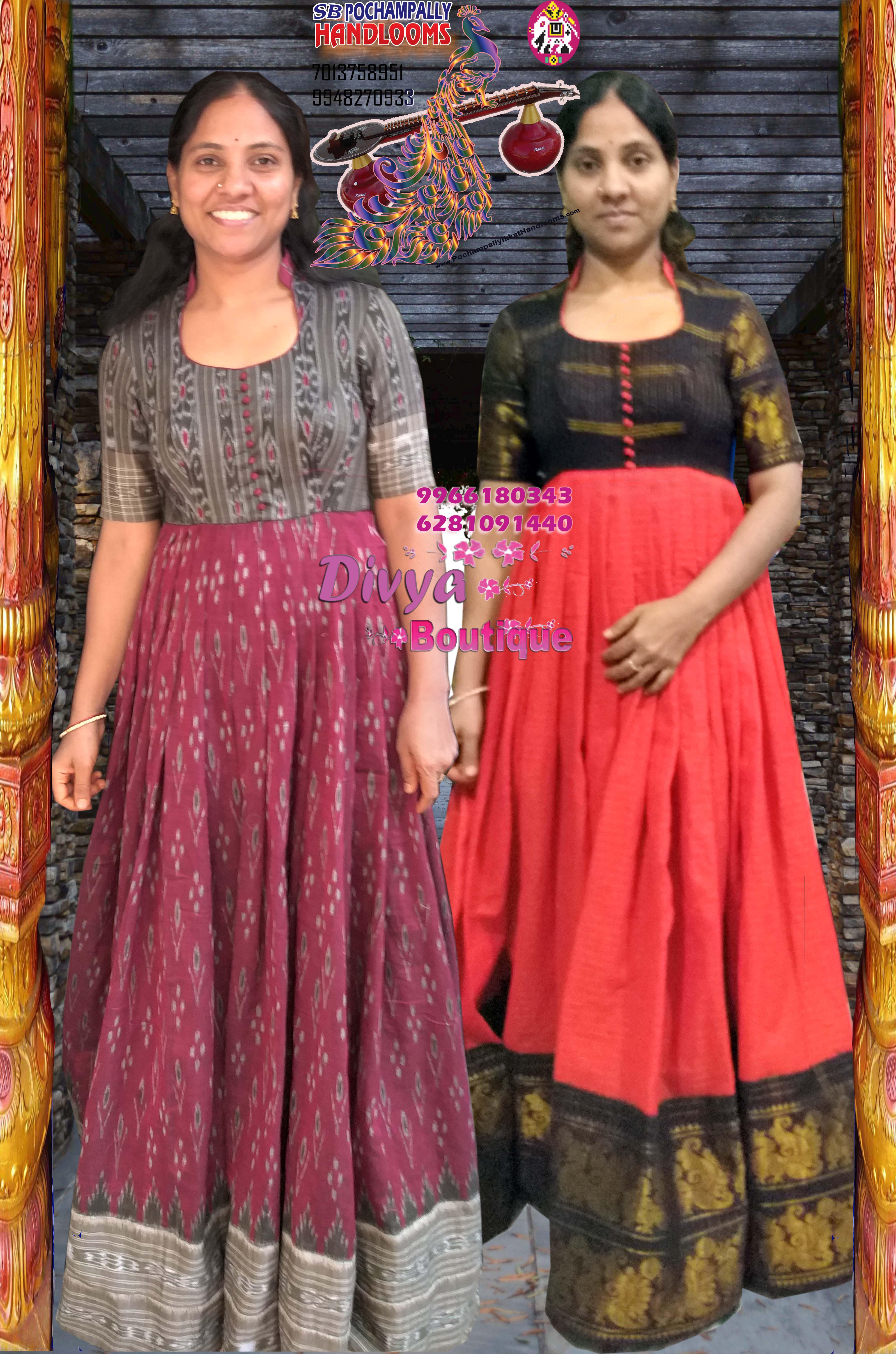 pochampally anarkalis