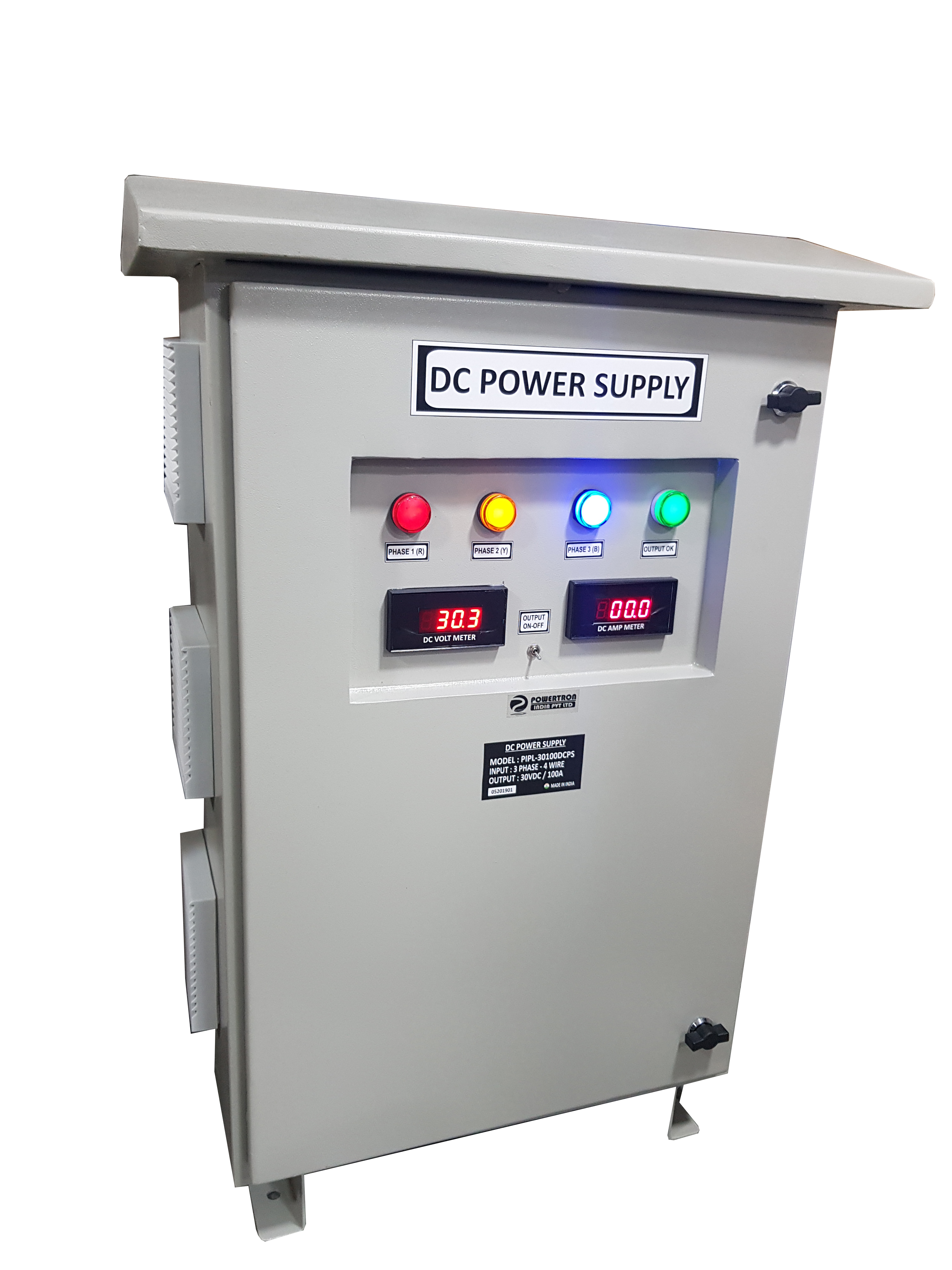 POWERTRON 30V100A DC POWER SUPPLY FOR DEFENS POWERTRON INDIA PRIVATE