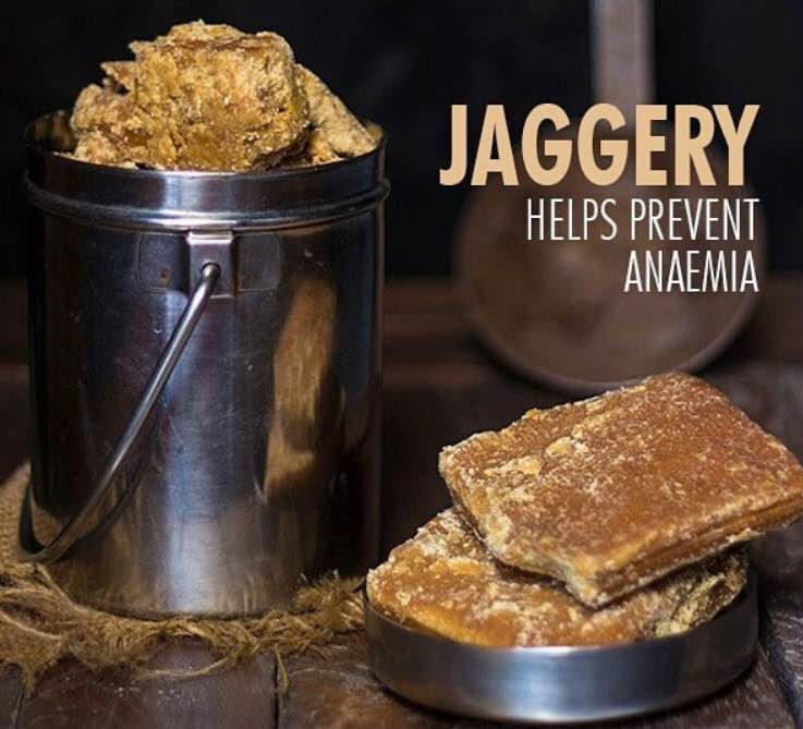 Jaggery is rich in iron and folate which helps ... main image
