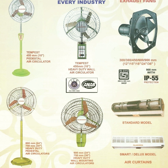 Almonard fans dealer Almonard fans exhaust A Shiyal Electricals