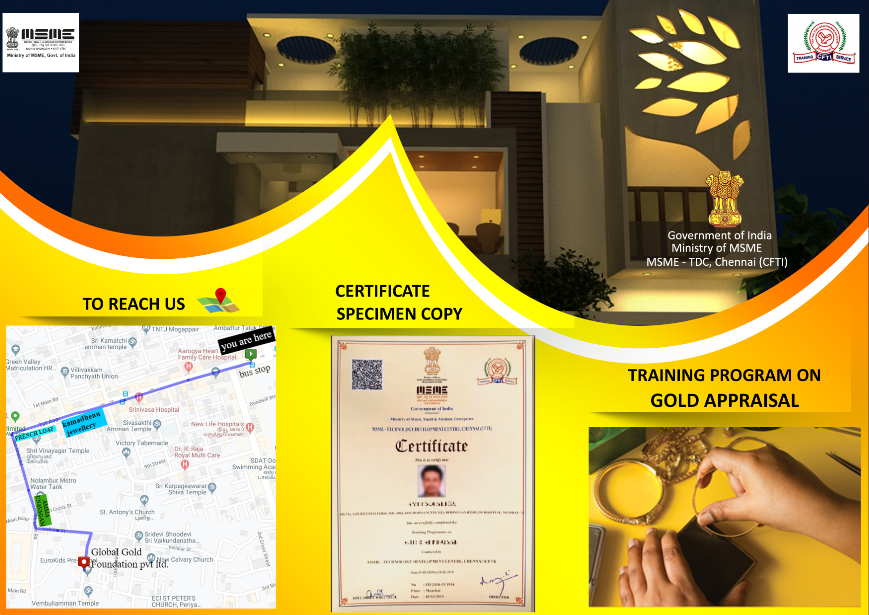 Gold Jewelry Valuation in Chennai Gold Jewel Global Gold Foundation