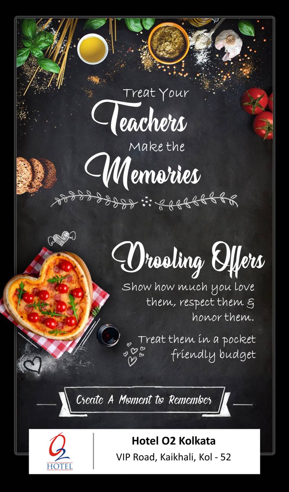 This Teachers' Day treat your teachers in a g O2 HOTELS