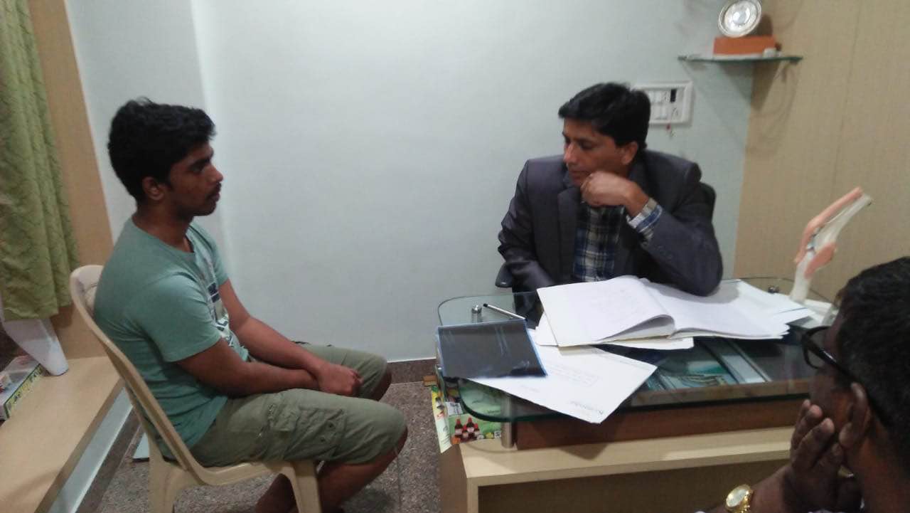 Mast Kartik Bhosale, this patient suffering fro... main image