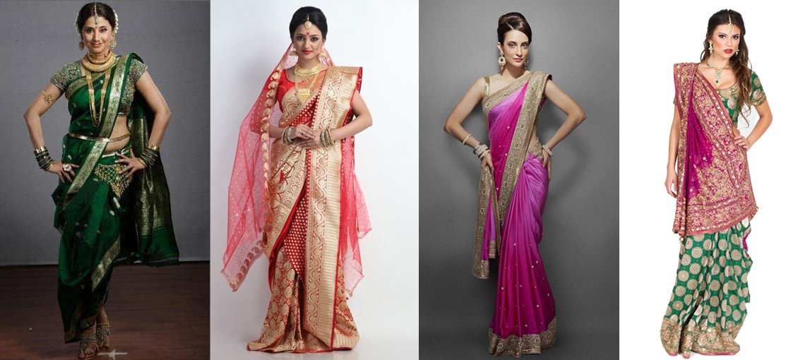 indian saree dressing styles