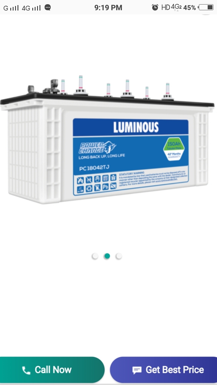 Luminous Tubular Battery Ag Power Systems