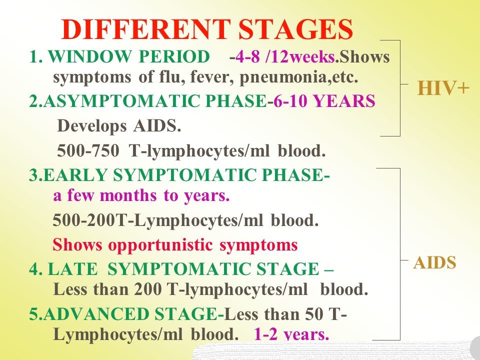 DEPENDING ON CD4 COU