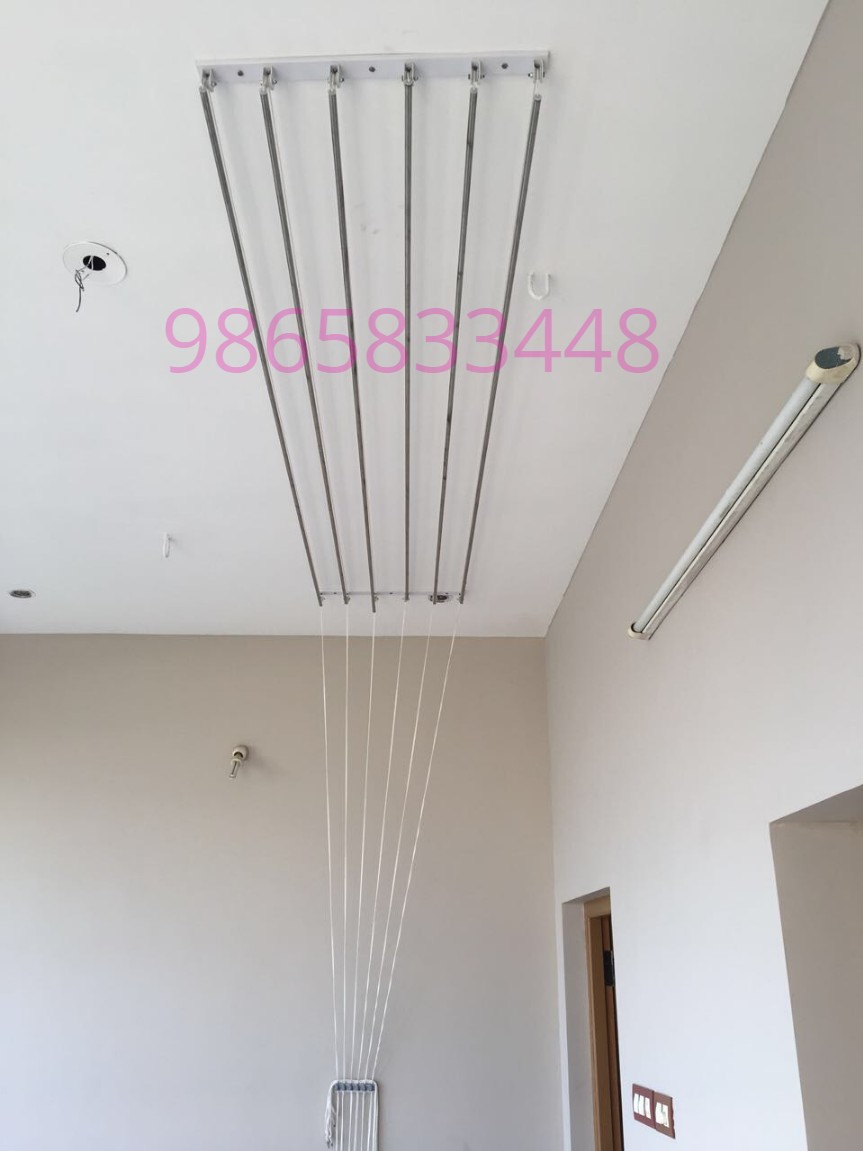 Ceiling Mounted Clothes Drying Rack Bangalore Shelly Lighting