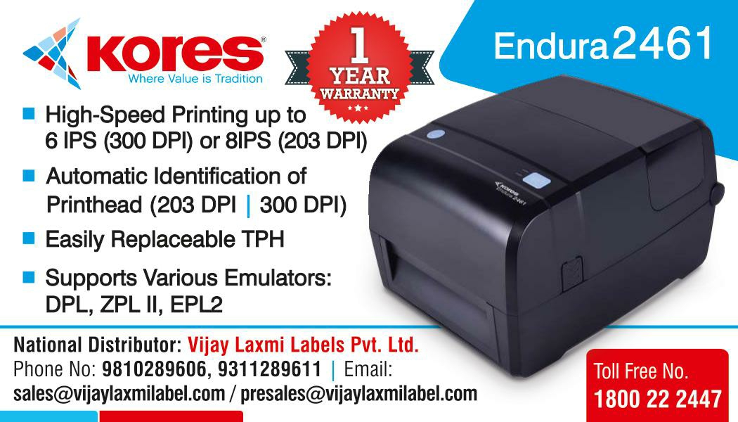 kores barcode printer