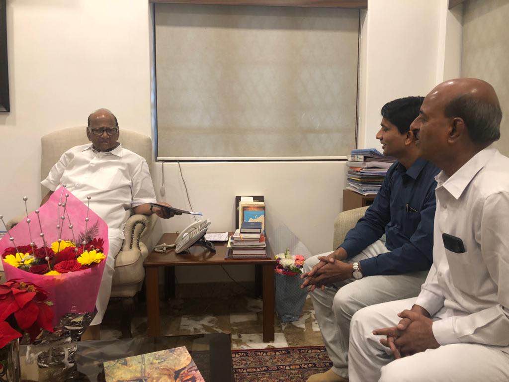 मा.खासदार. श्री. शरदचंद्रजी पवार साहेबांची सदिच... main image
