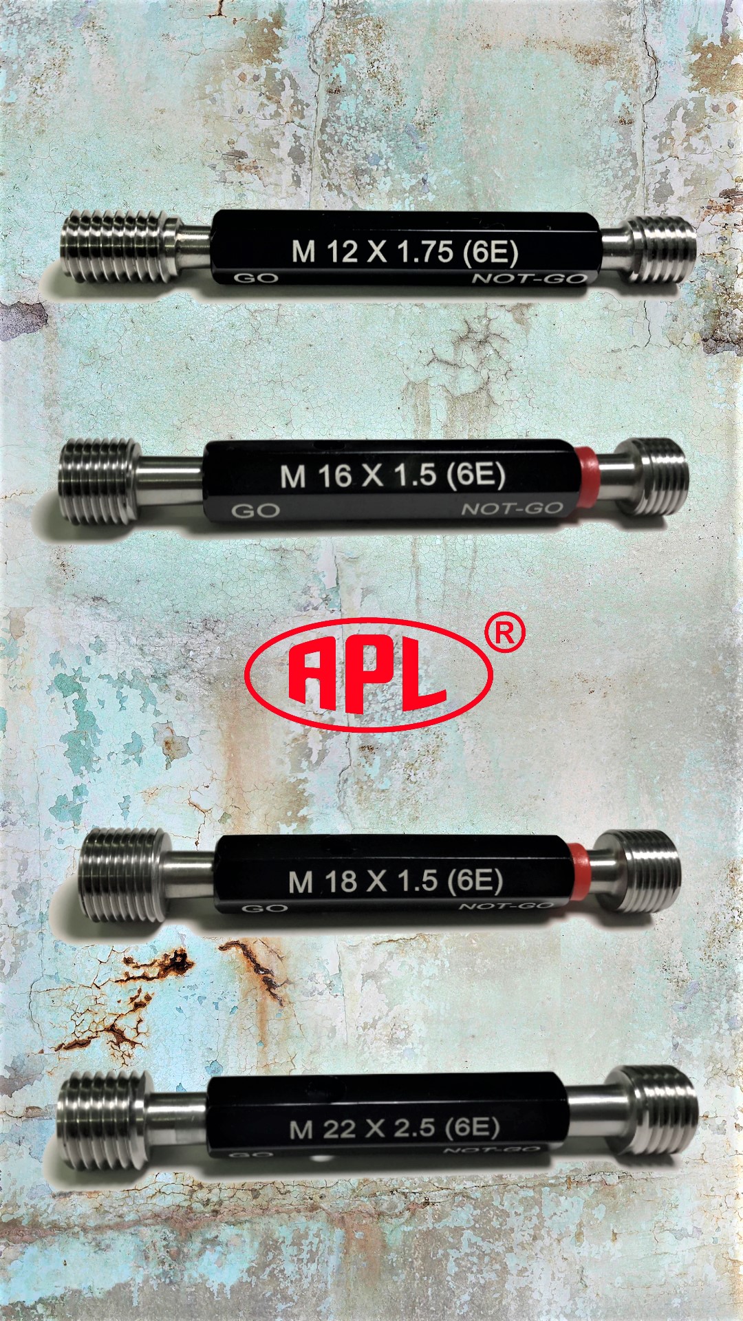 Metric Thread 6E tolerance Thread Plug Gauges Accurate Precision