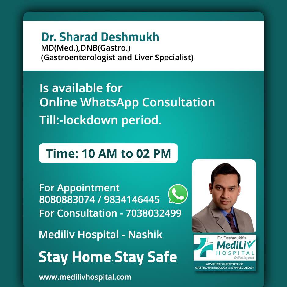 Dr Sharad Deshmukh(Gastro-Liver Specialist)is a... main image