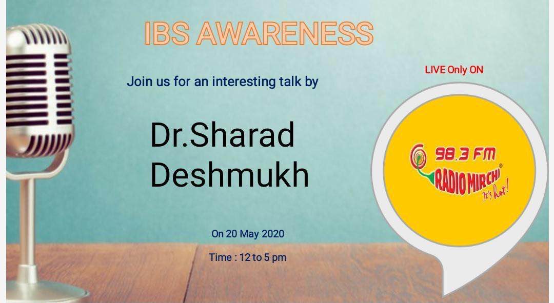 * IBS AWARENESS *
Listen to Dr Sharad Deshmukh,... main image