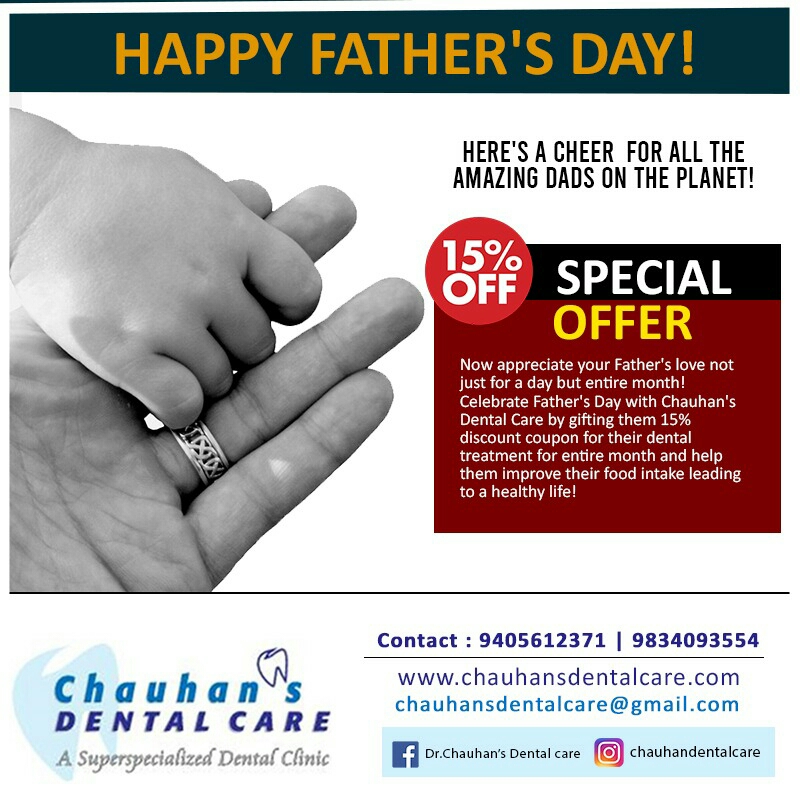 Happy Father's day.Special offer from Chauhan's De... main image