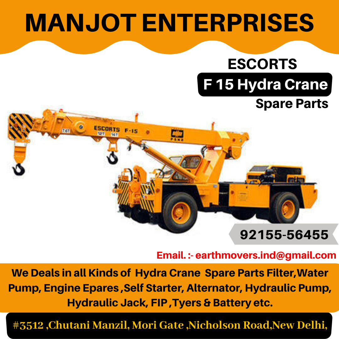 Ace Hydra Crane Spare Parts Supplier In Delhi