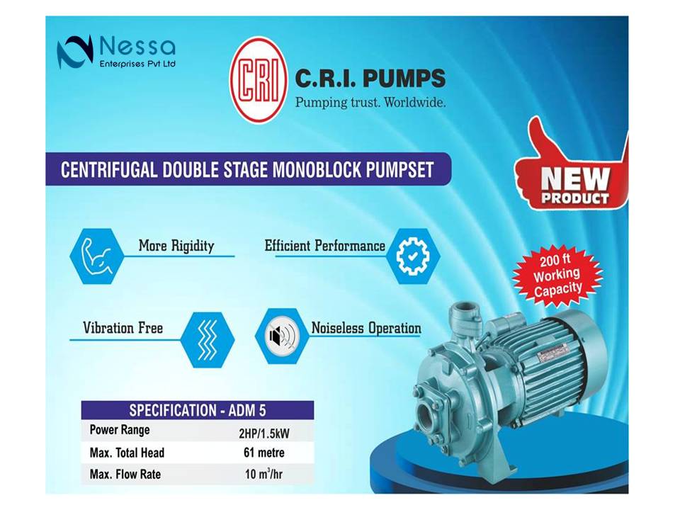 CRI Pump Dealer in Coimbatore CRI Pumps are good s Nessa Enterprises
