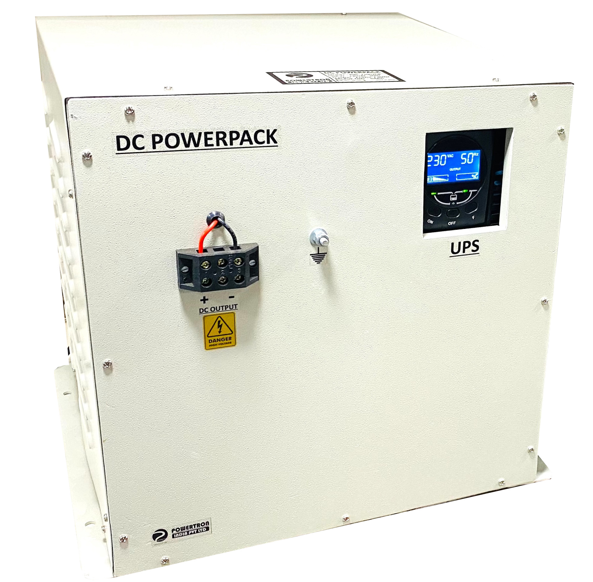 POWERTRON PROVIDING DC POWER PACK MODEL PI POWERTRON INDIA PRIVATE