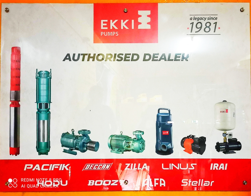 Deccan Ekki Pumps Dealer in Coimbatore Tamil Jai Sai Enterprises ISO