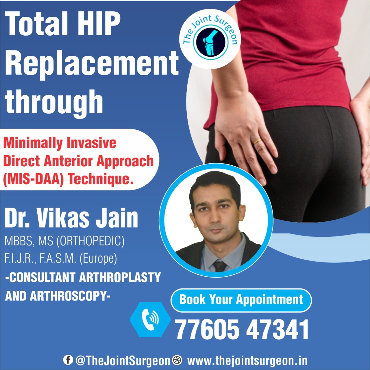 Hip arthroscopic surgery In Indore Hip arthroscopy is a minimally ...