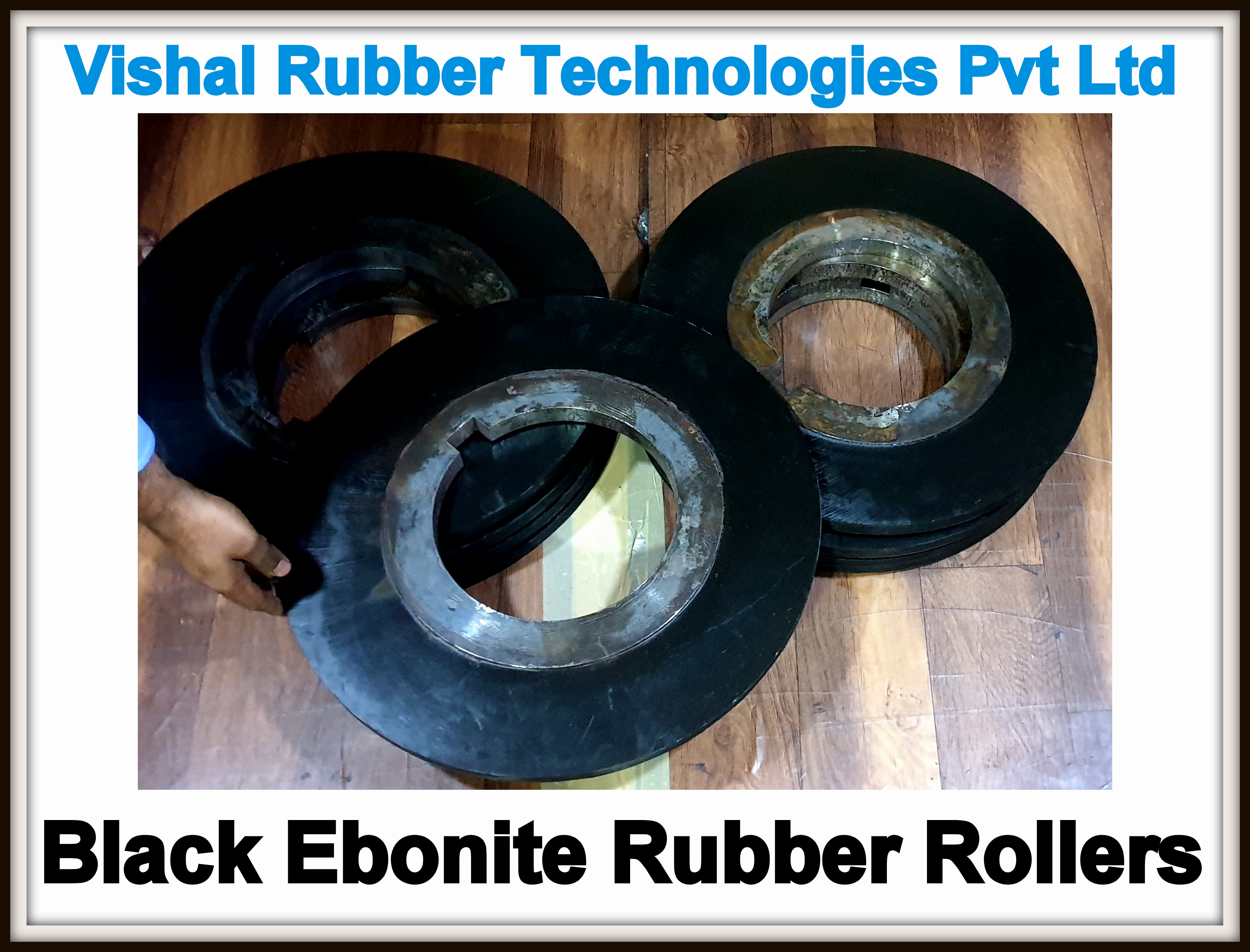 Ebonite Rubber Products A) Ebonite Rubber Roller Vishal Rubber