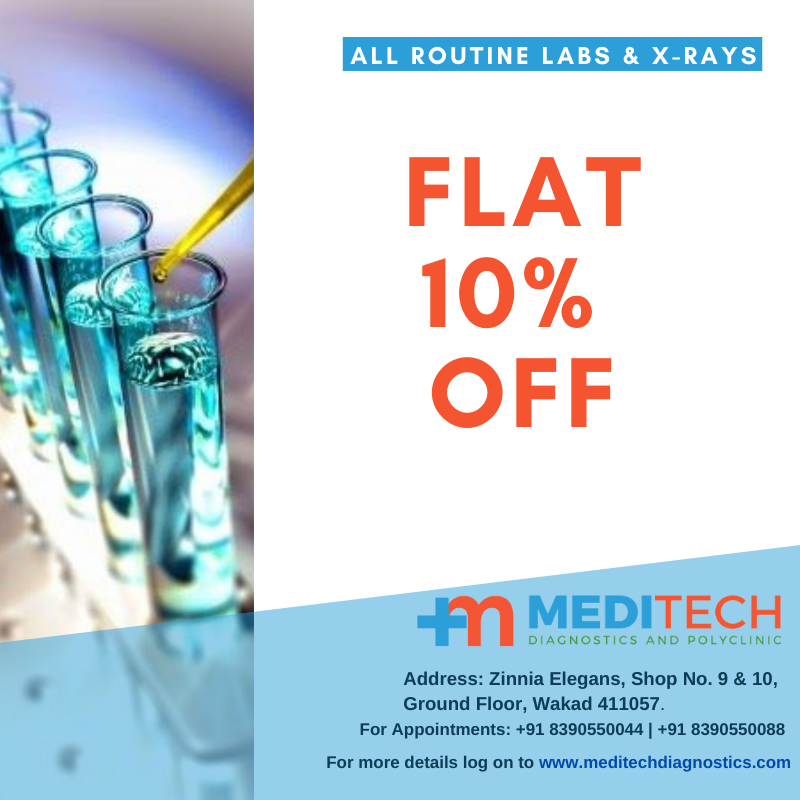 Flat 10% OFF on All Lab Routine & amp; X Rays. Vis... main image