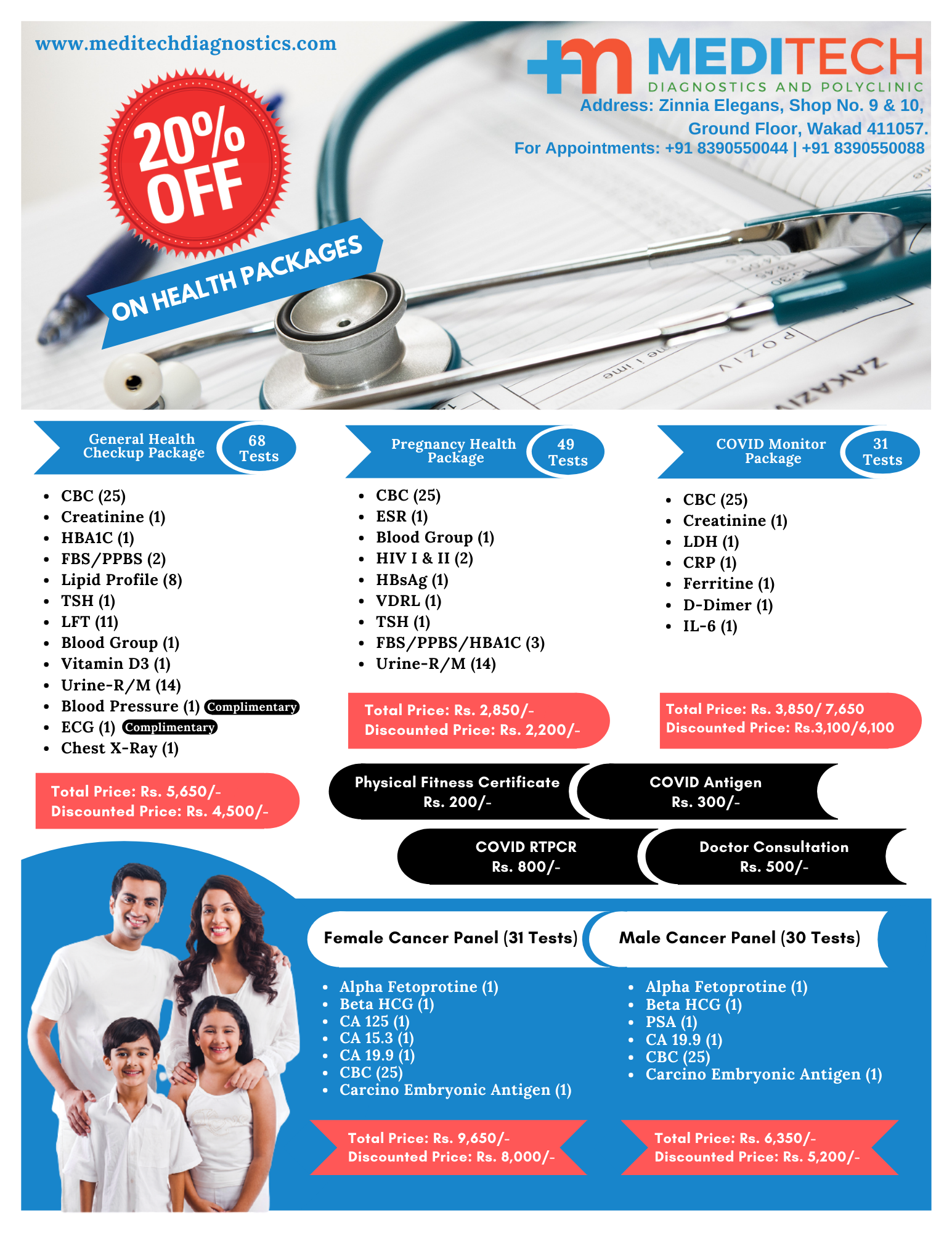HEALTH PACKAGES (Meditech Diagnostics and Polyc... main image