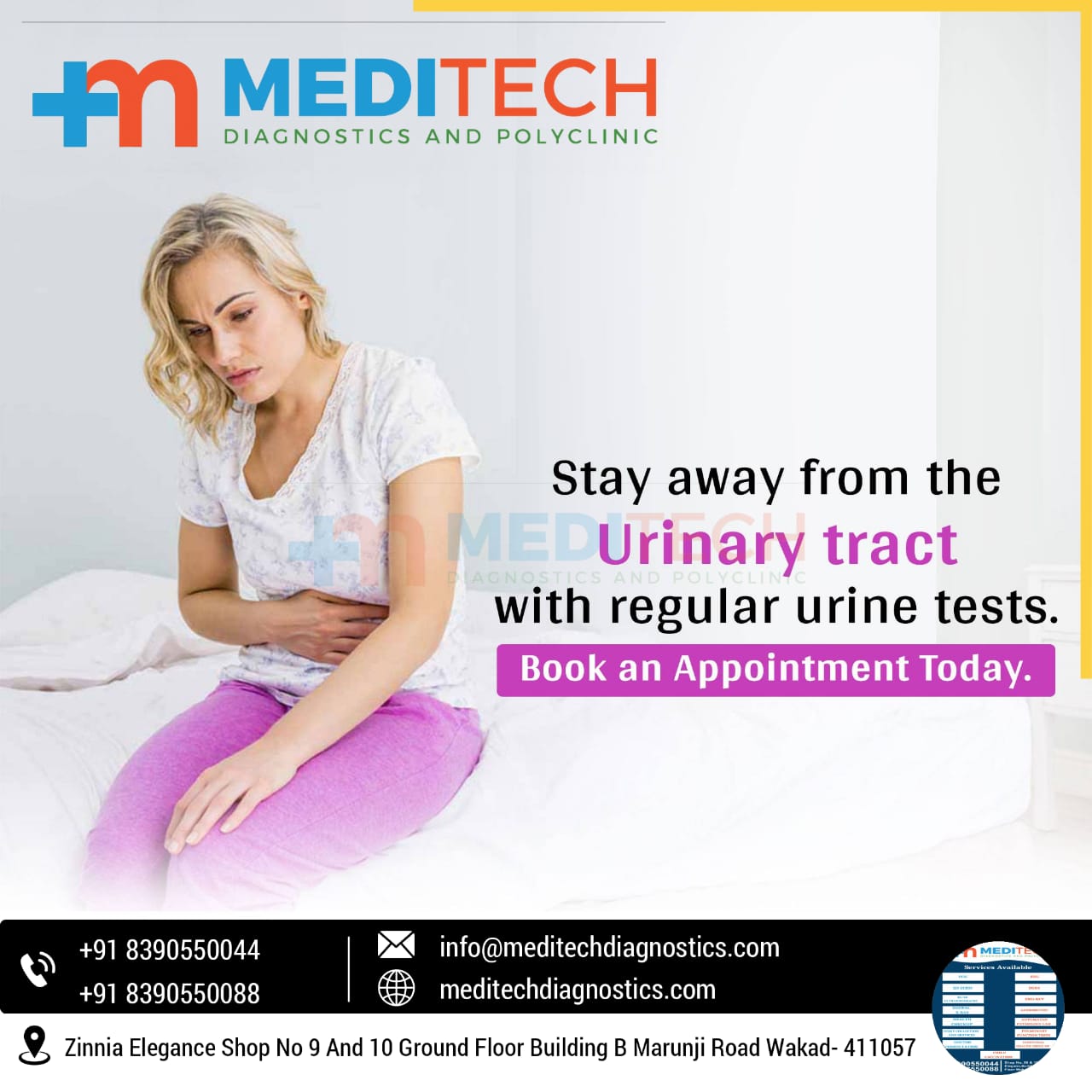 Stay away from Urinary Tract with regular Urine Te... main image