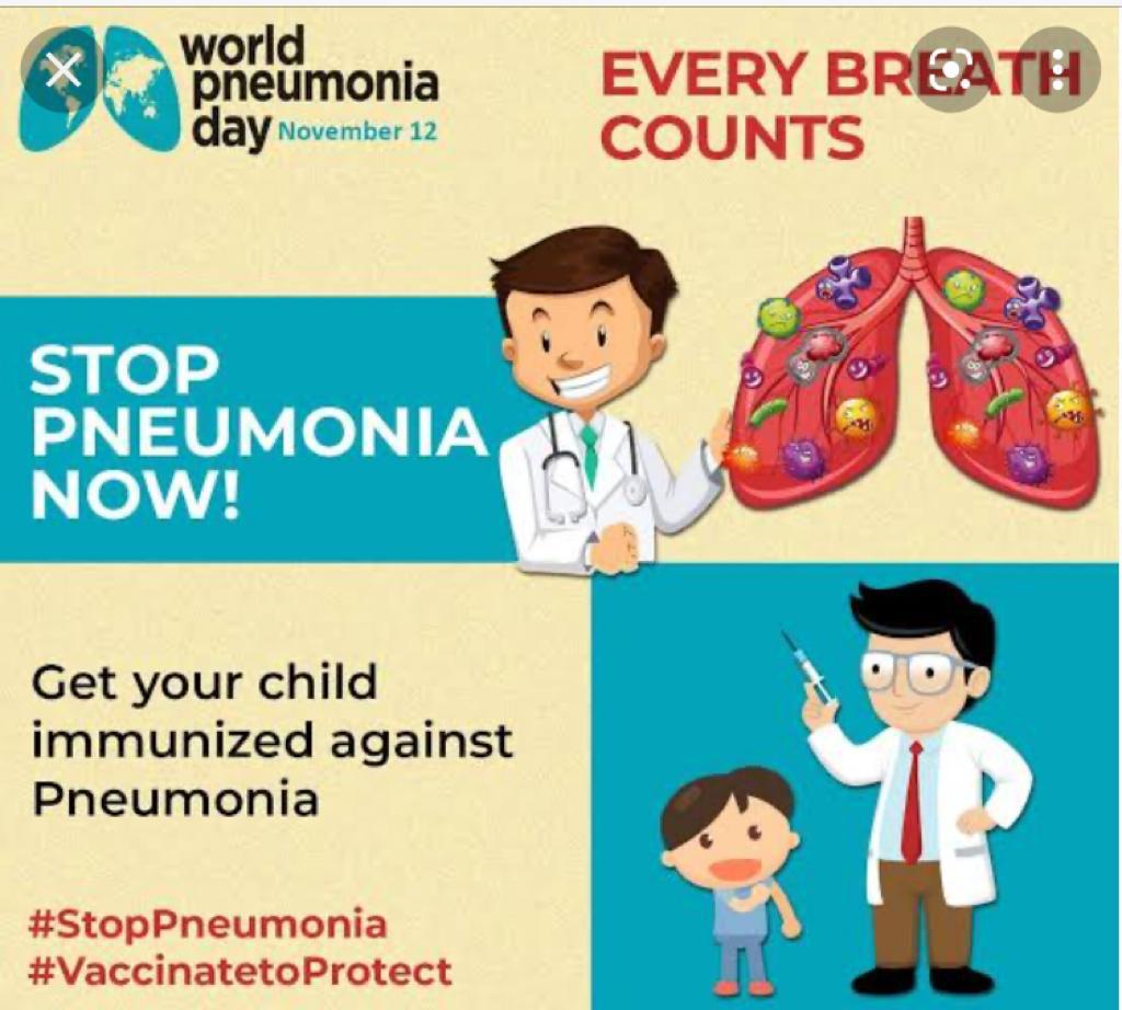 World Pneumonia Day ! Every Breath Counts. Stop Pn... main image