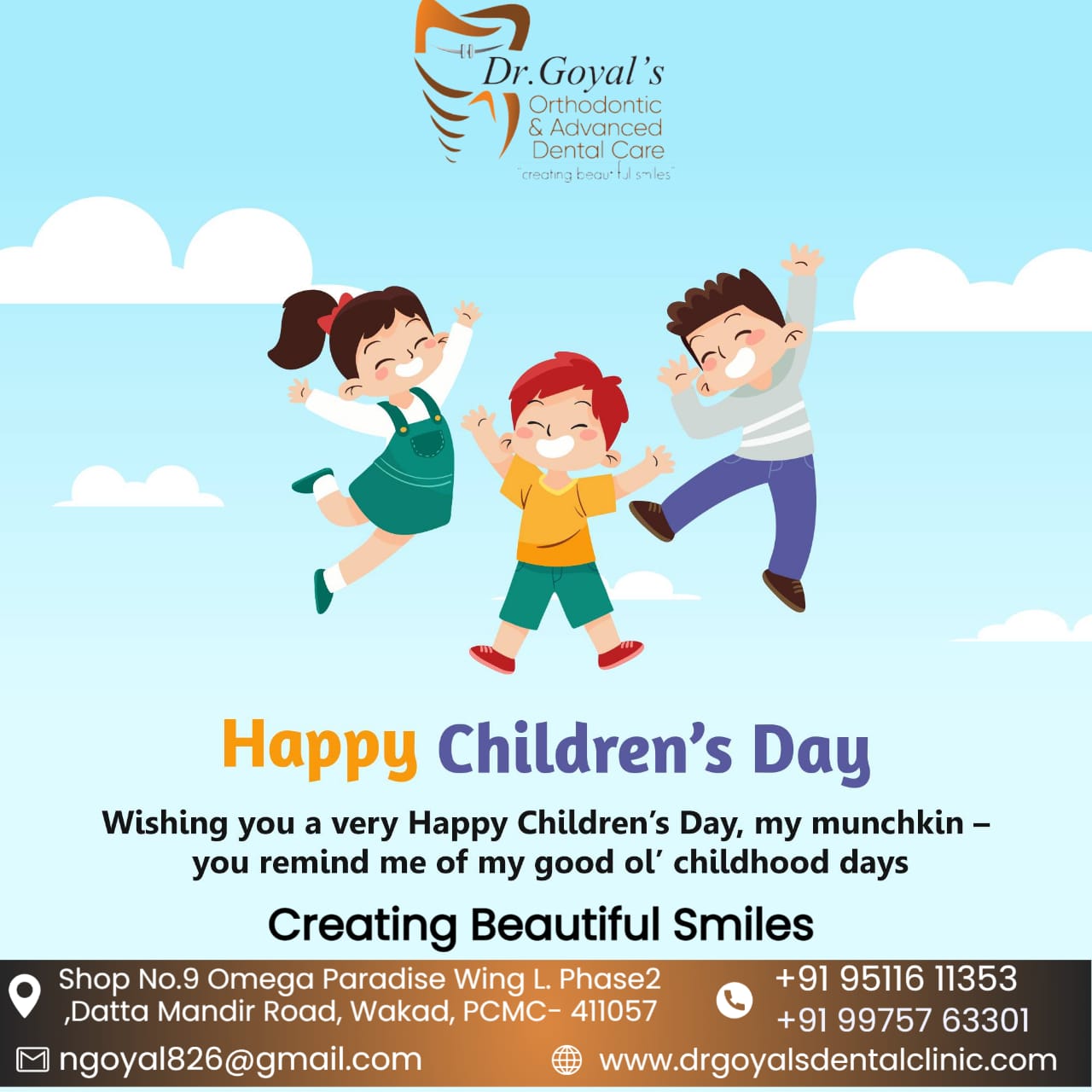 Happy Children's Day from Dr Goyal's Orthodonti... main image
