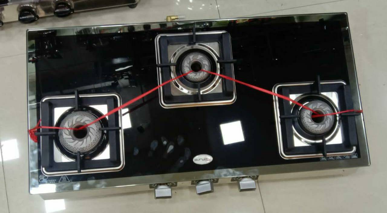 surya jyoti 3 burner gas stove