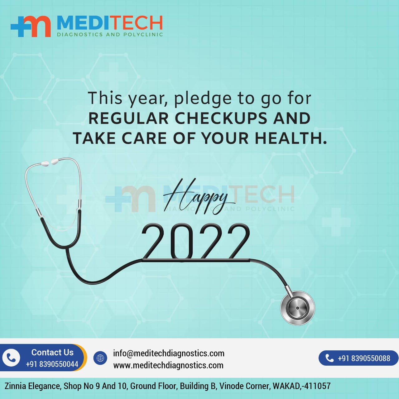 This Year, pledge to go for REGULAR CHECKUPS AND T... main image