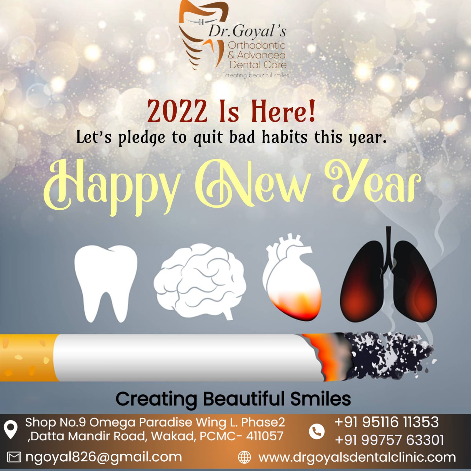 2022 is here let's pledge to quit bad habits th... main image