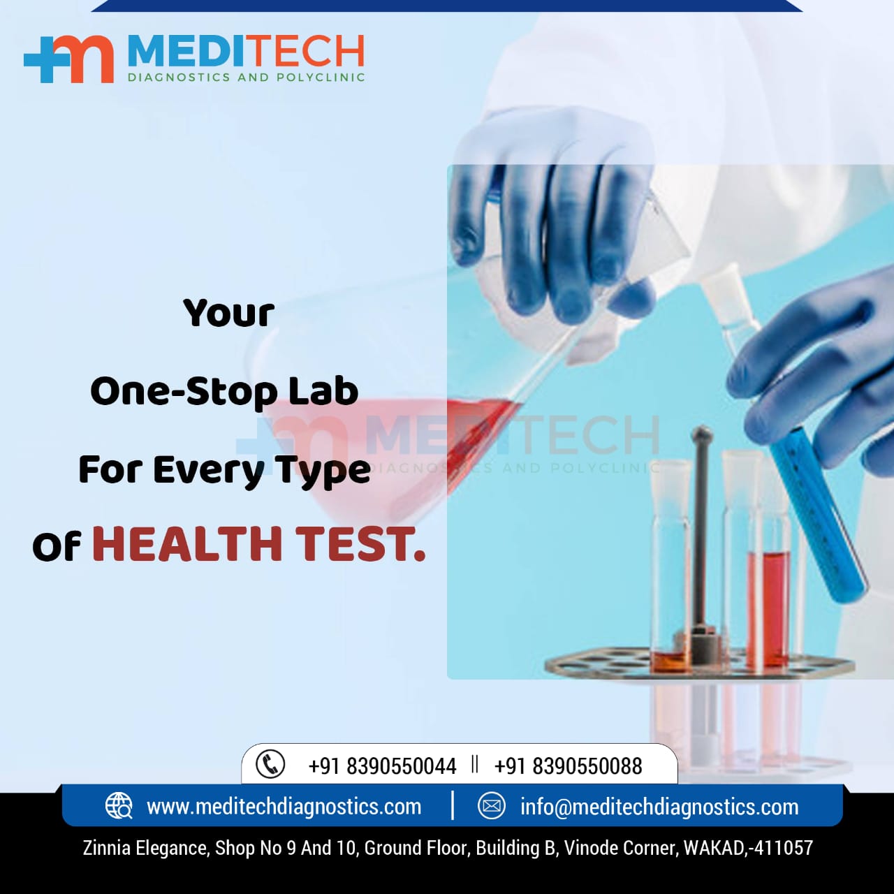All tests under one roof. Blood tests, urine tests... main image