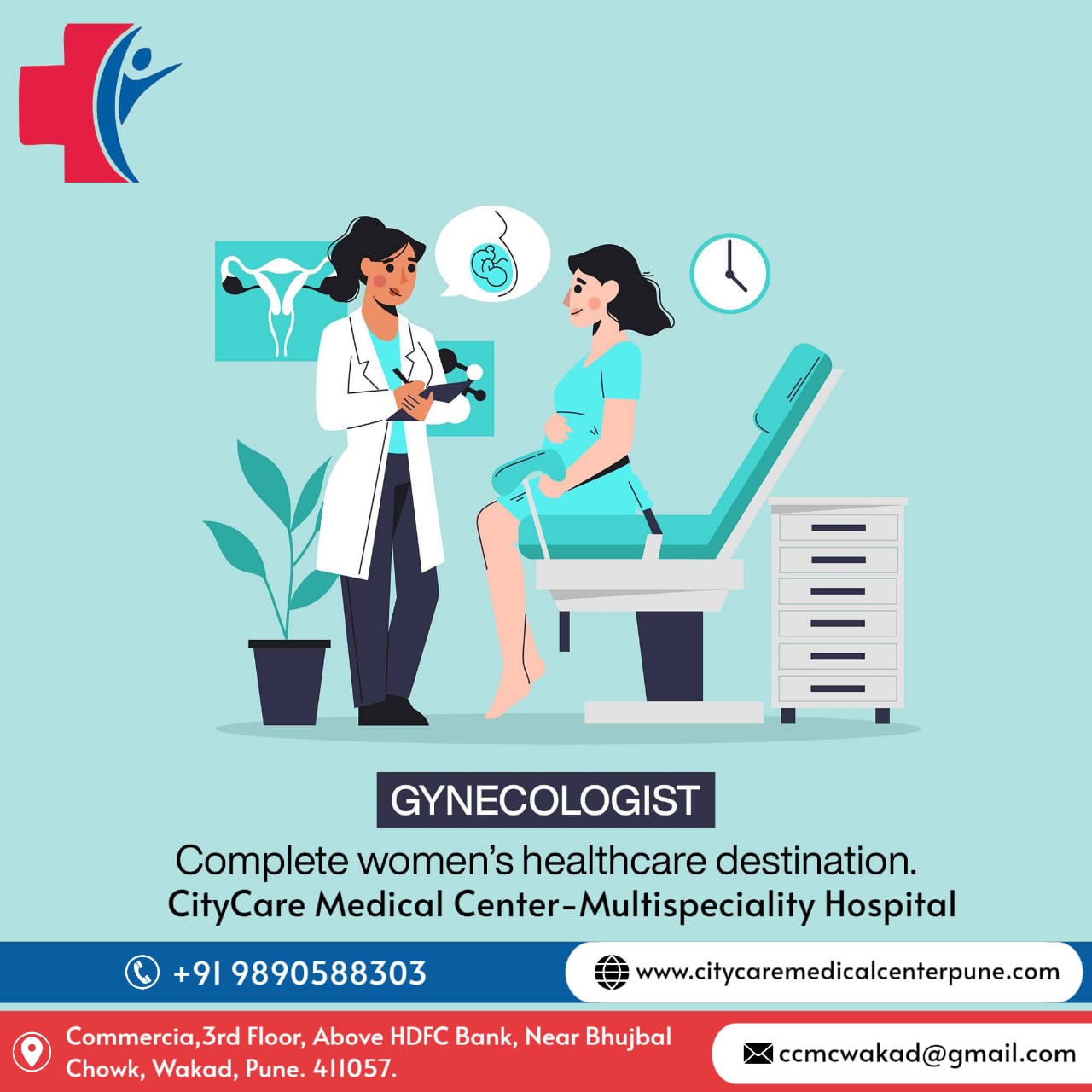 Do you want to meet Gynecologist in Wakad? Fema... main image