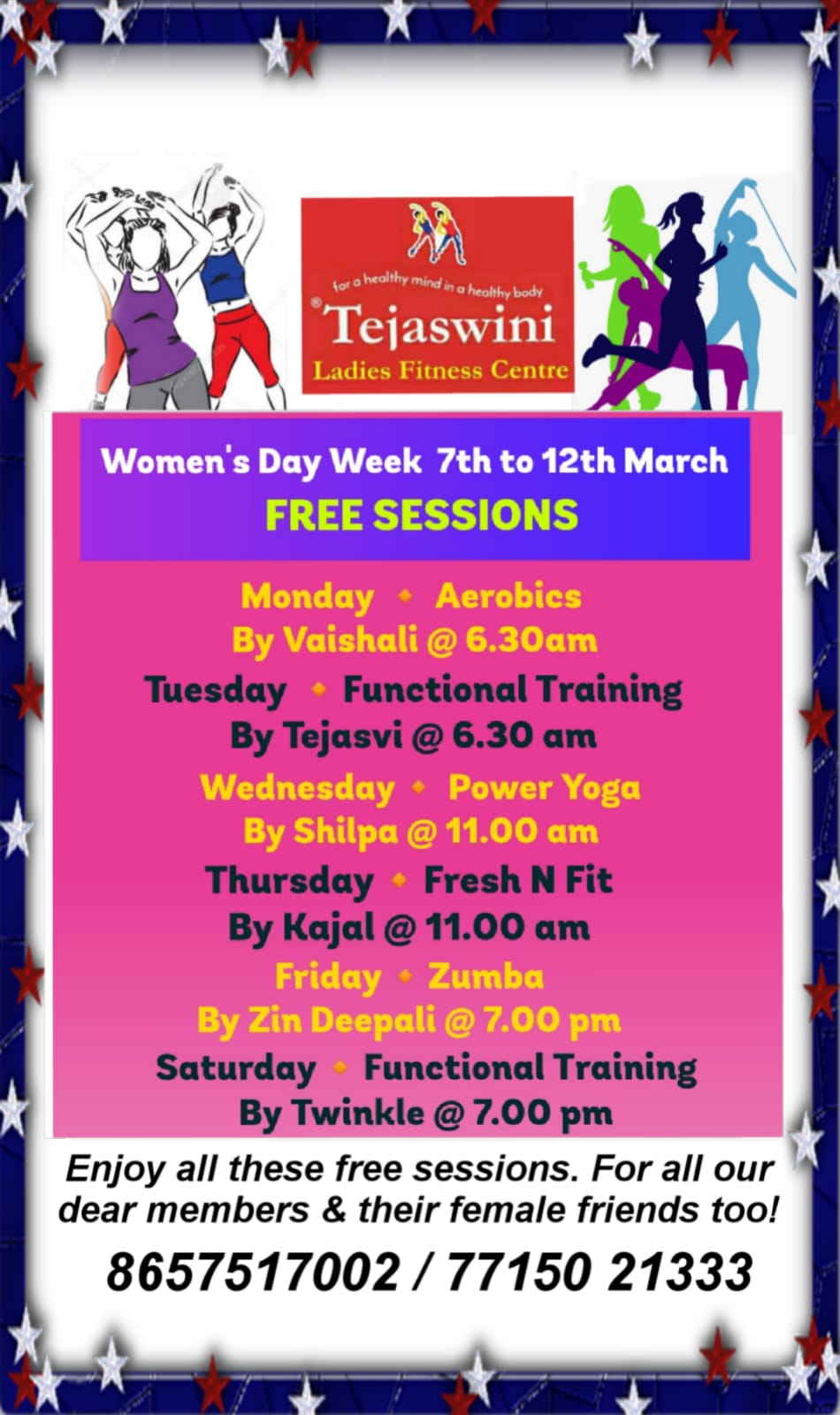 This Women's day Joi Tejaswini Ladies Fitness Centre in Thane, India