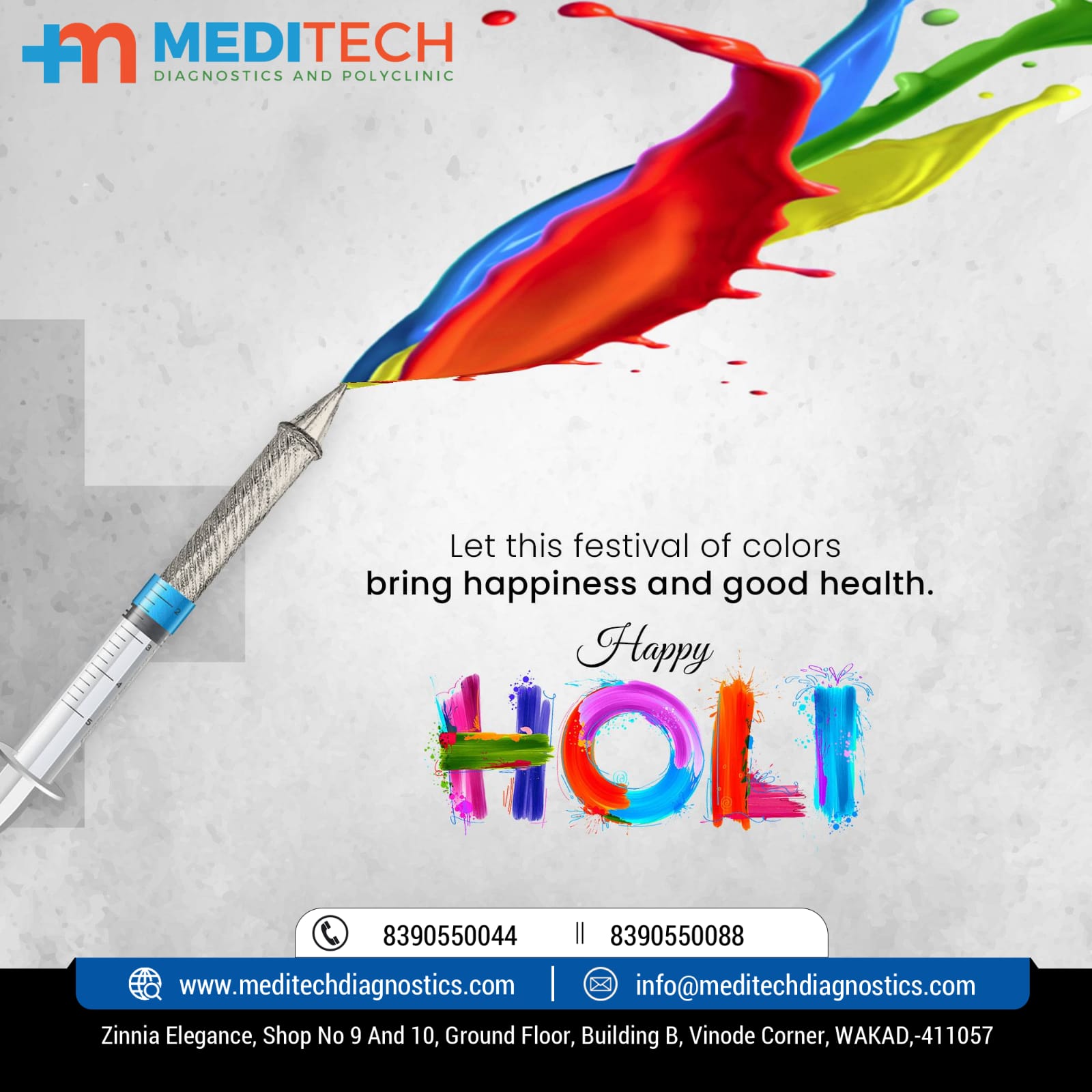 Happy Holi to all of You from Meditech Diagnostics... main image