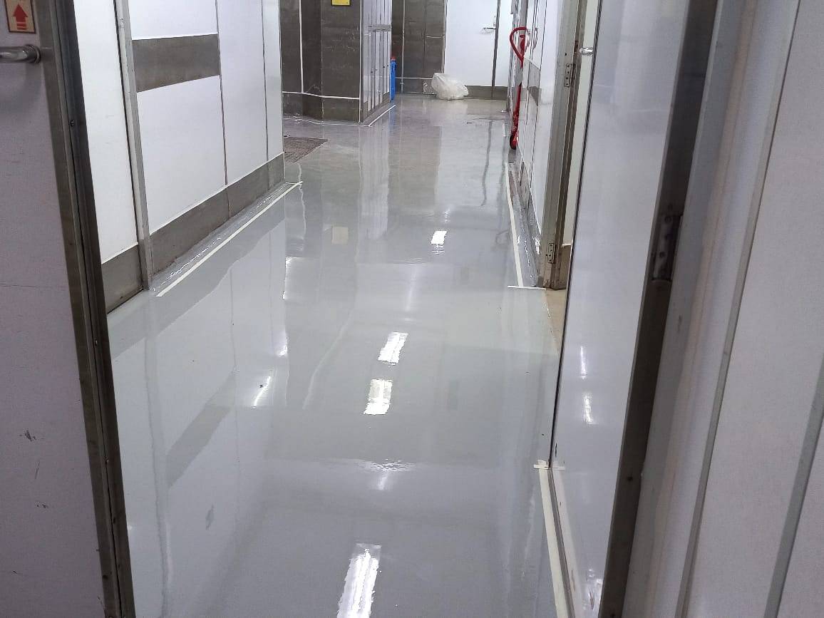 Pharmaceutical Epoxy Flooring at Navi Mumbai. Sys K2P Industries