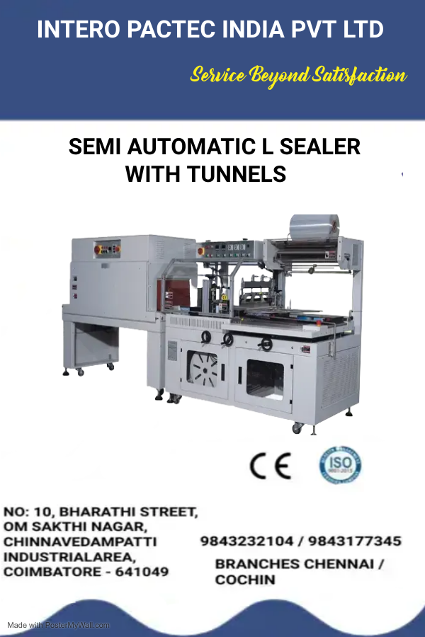 Intero Semi Automatic L Sealer With Tunnel Shrink INTERO PACTEC INDIA