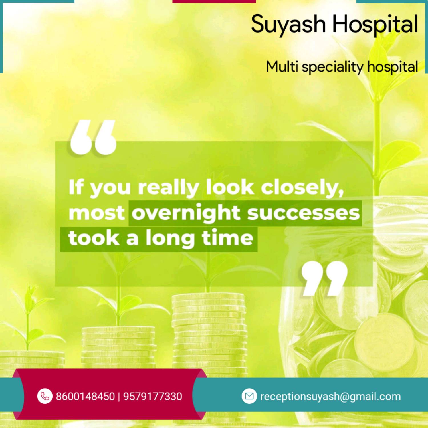 Professional success doesn't come overnight main image