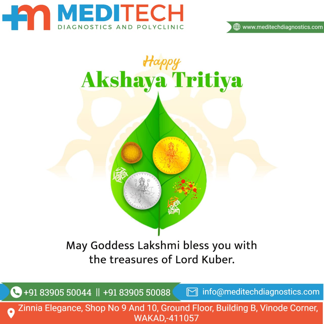 Happy Akshaya Tritiya to all from Meditech Diagnos... main image