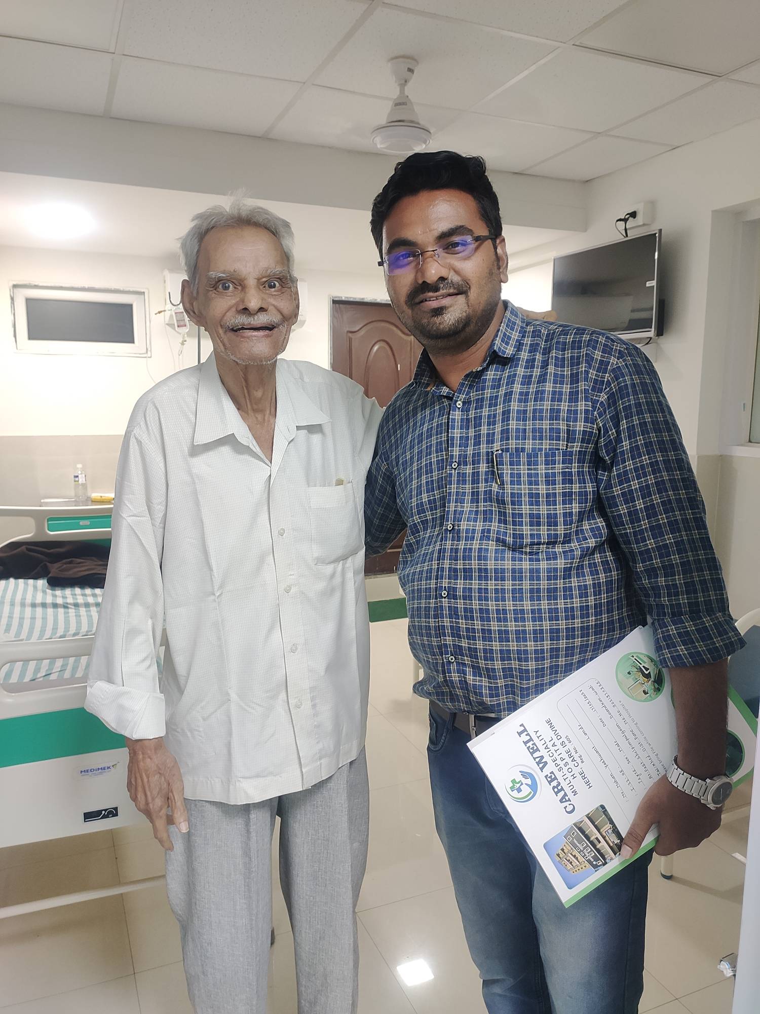 Mr Terence Dcosta वृध्दआश्रमातील ह्या पेशंटची श... main image