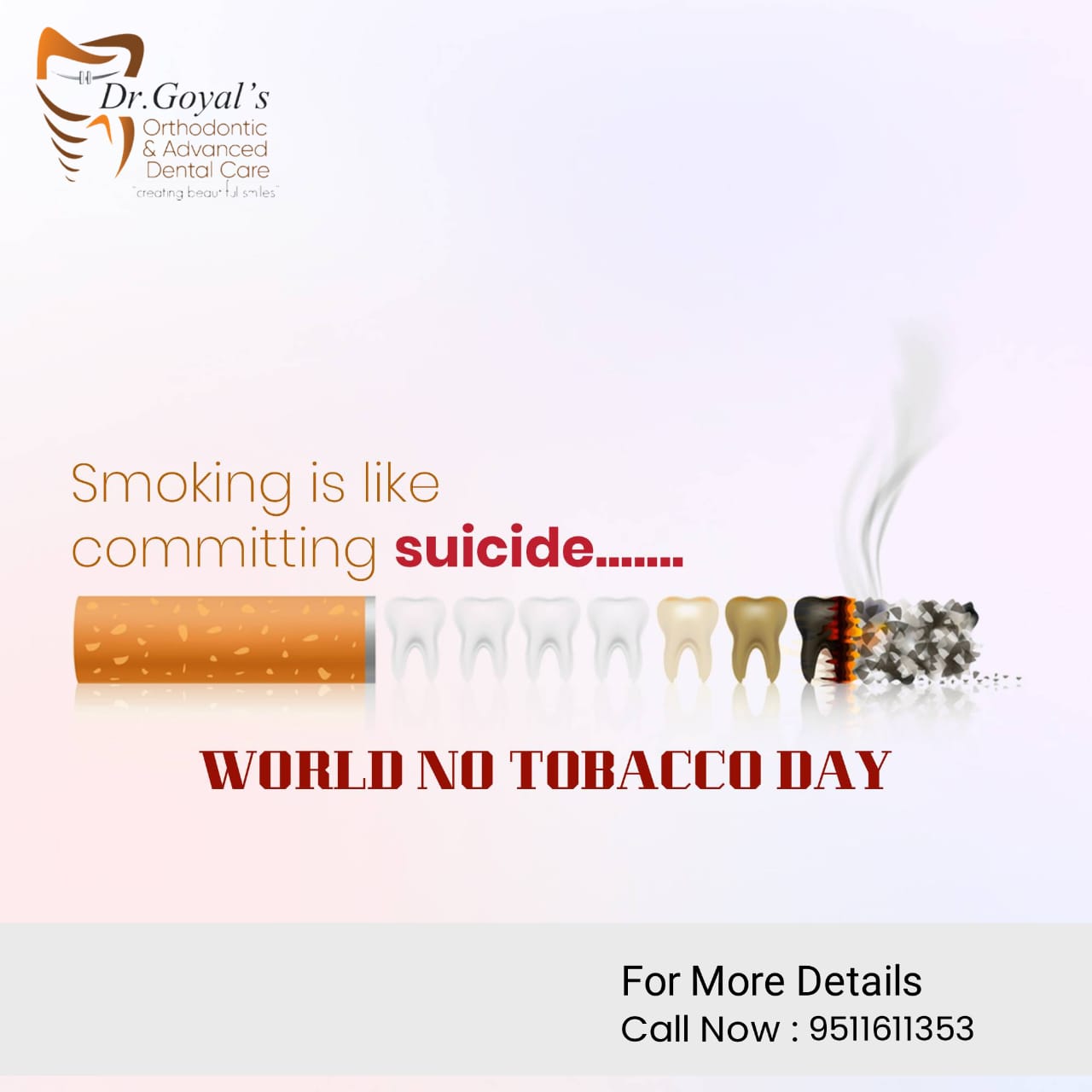 Can tobacco cause dental problems?
Smoking can ... main image