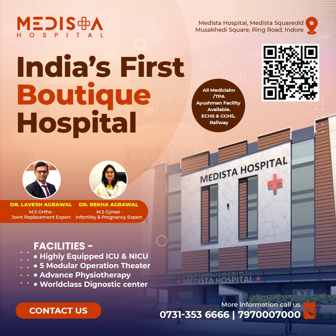 Multispeciality Hospital In Indore.
MEDISTA HOSPIT... main image