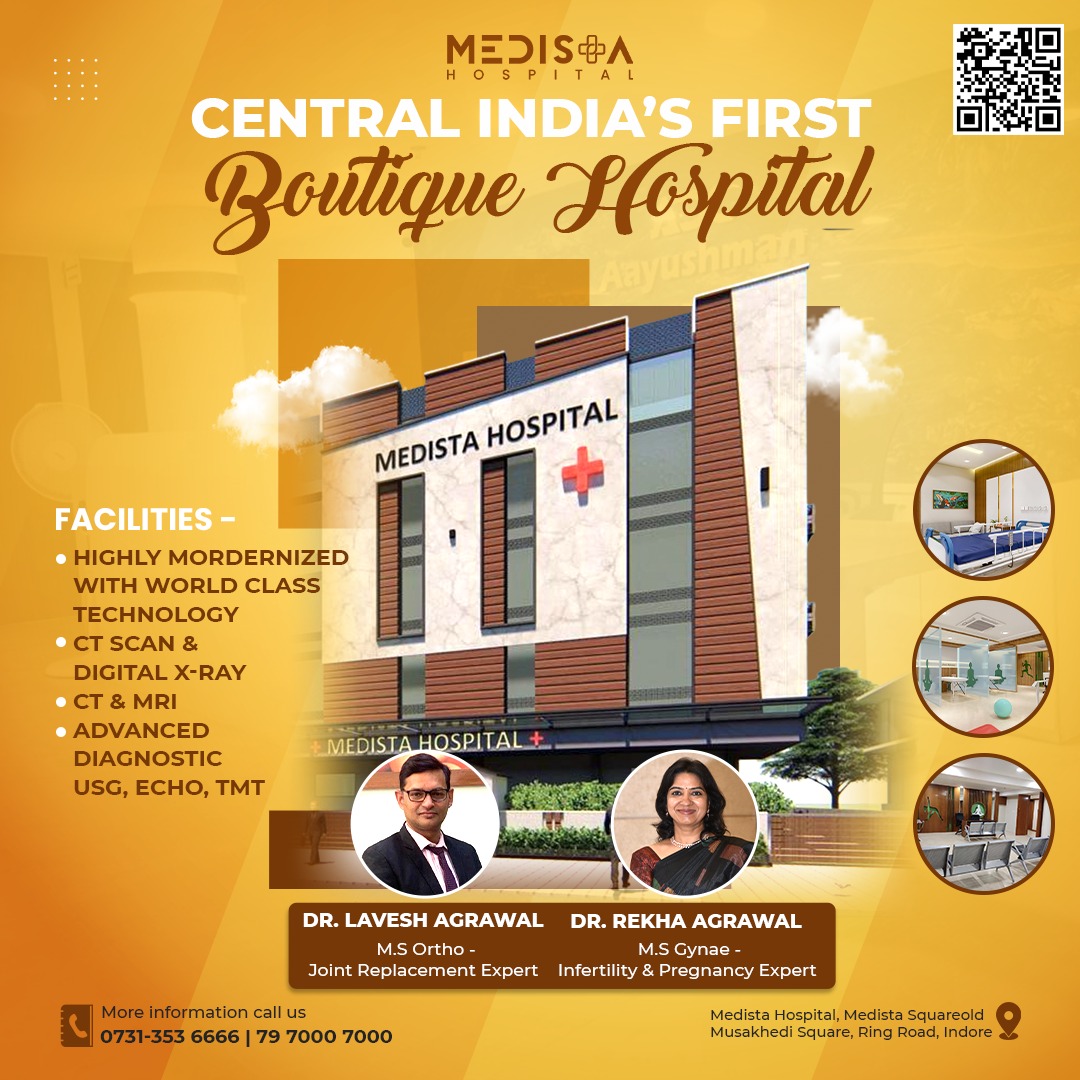 Best Boutique Hospital In Indore
Medista one of th... main image