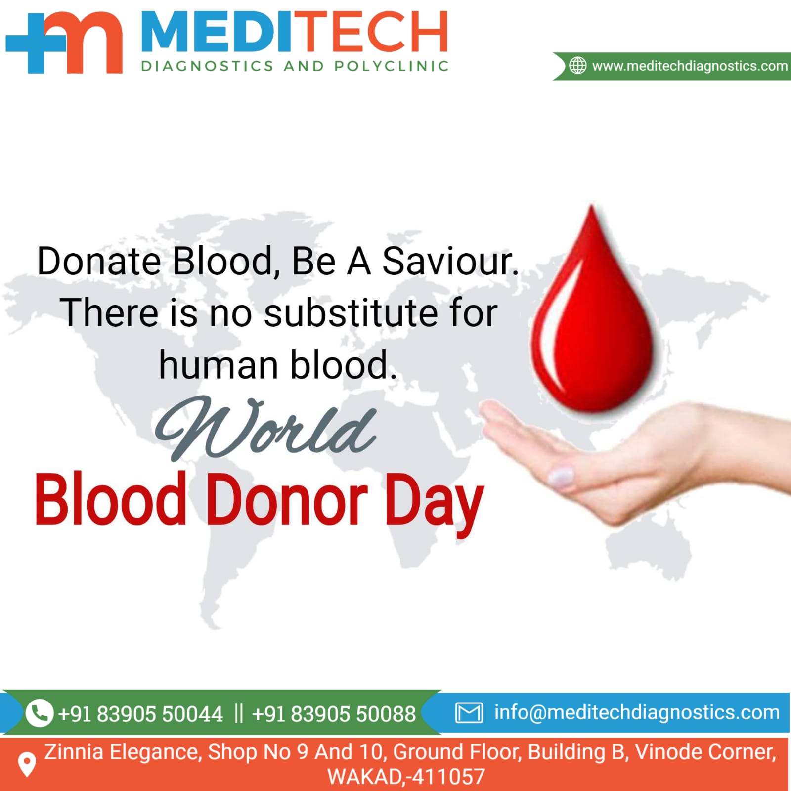 World Blood Donor Day! Donate Blood. main image