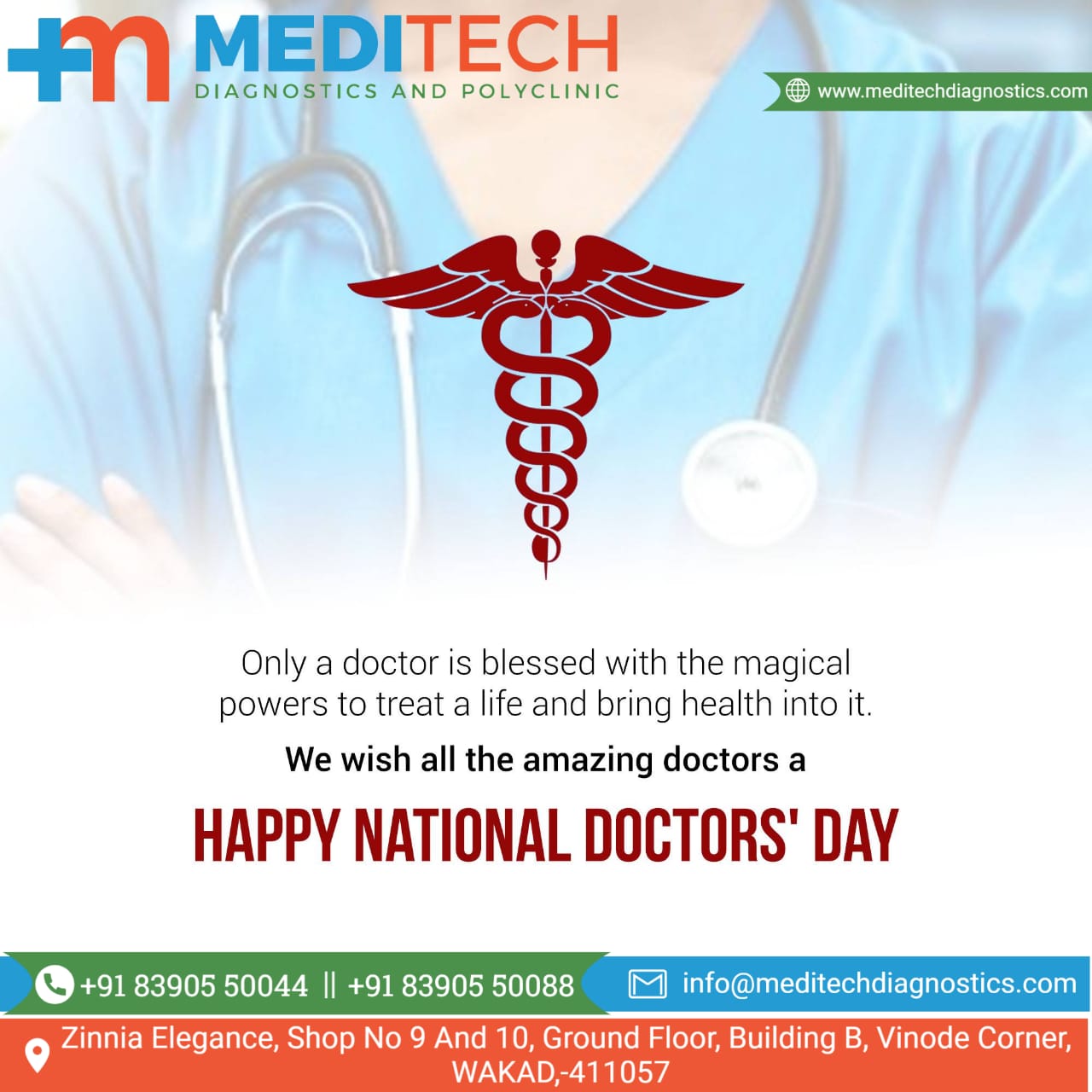 Happy National Doctor's Day from Meditech Diagnost... main image