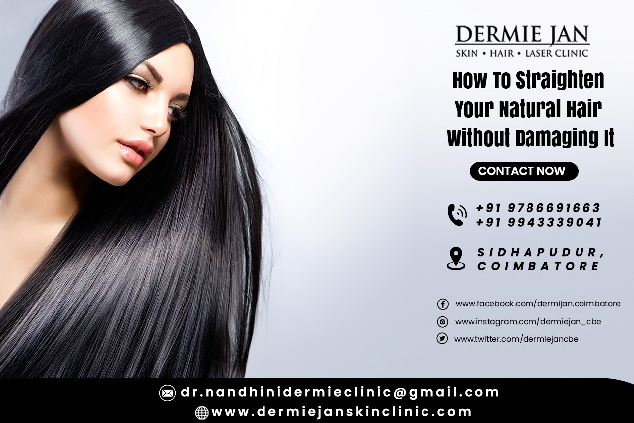 Hair straightening Treatment in Coimbatore/ straig