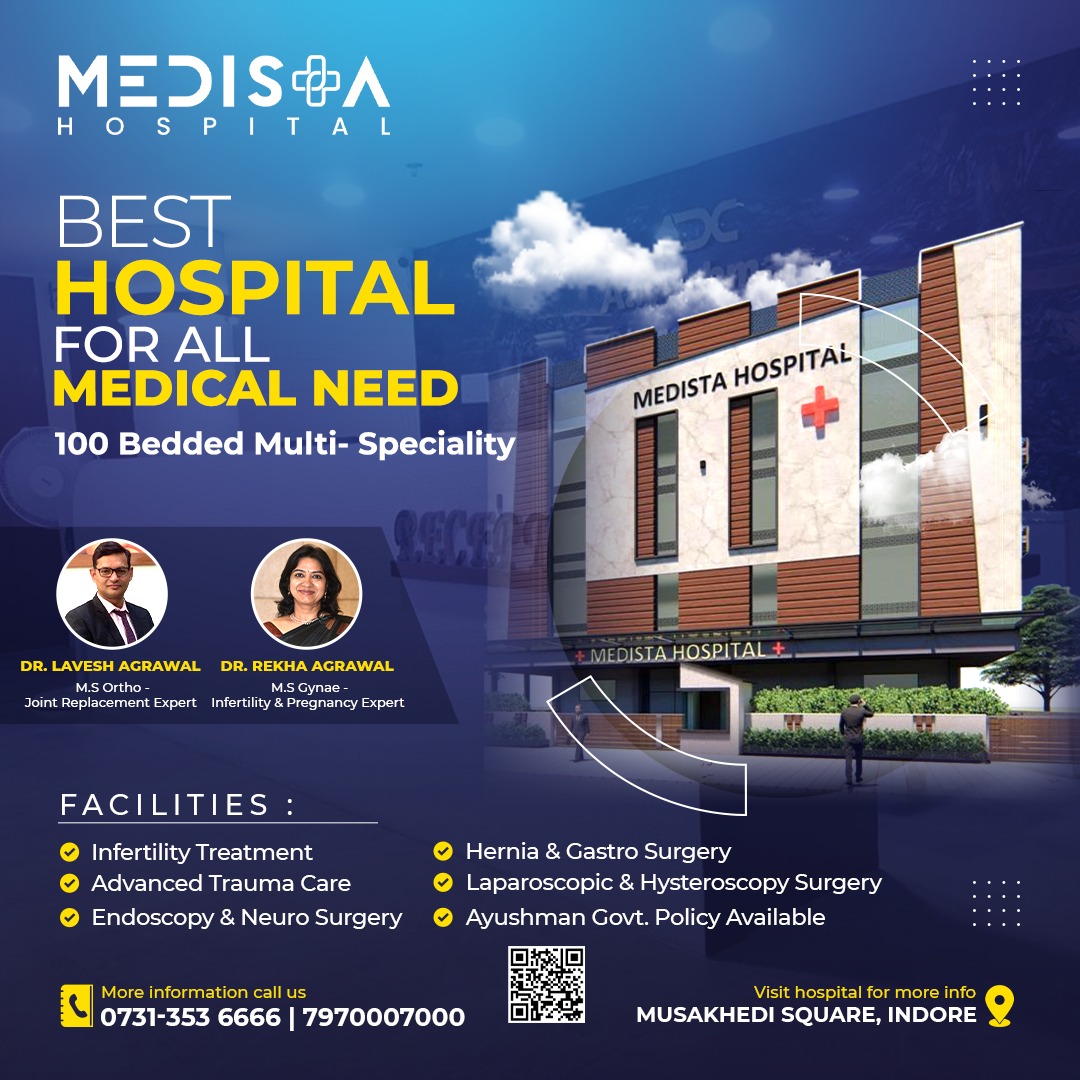 Best Medical Facilities In Indore
Medista Hospital... main image