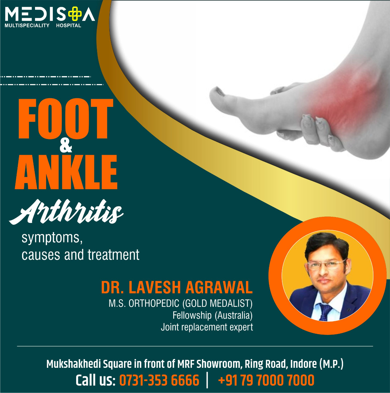 Foot And Ankle Arthritis Treatment In Indore
Searc... main image
